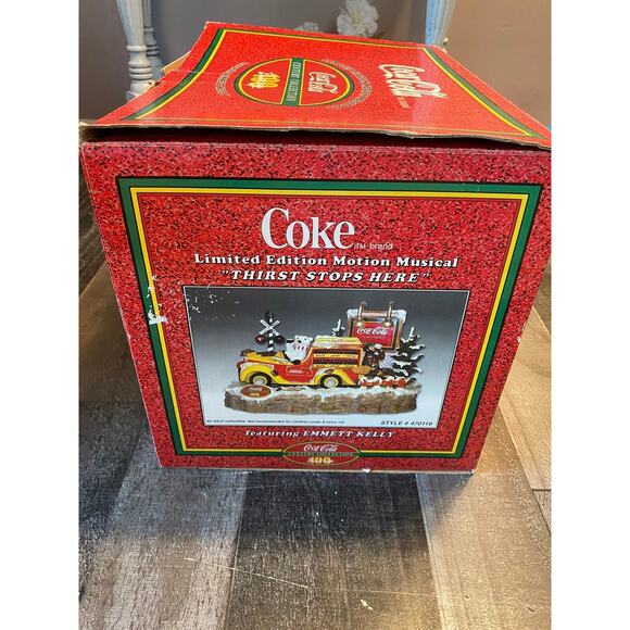 Limited Edition Coca Cola/Emmett Kelly Musical - Picture 8 of 15